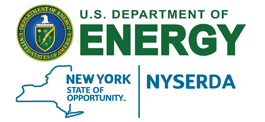 combined logo for U.S. Department of Energy and NYSERDA
